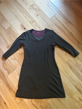 Horny Toad Dark Gray Long-Sleeved Dress